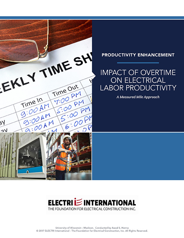 Impact Of Overtime On Electrical Labor Productivity: A Measured Mile ...